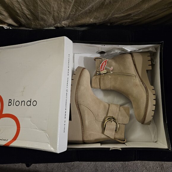 NIB Blondo Leather Dagger Waterproof Boot, 5.5 - Picture 5 of 8